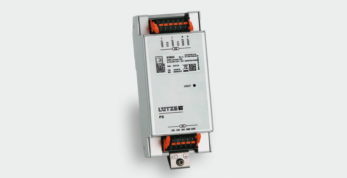 DC/DC converter and USB-C port - Lütze Transportation GmbH